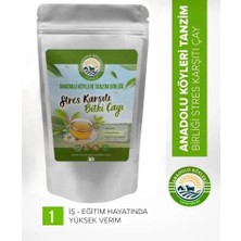Biosante Stres Karşıtı Bitki Çayı 75 gr Melisa ve Passiflora İçerikli Dinlendirici Uyku Düzenleyici Stres Giderici  Panik Atak Rahatlatıcı Anadolu Köyleri Tanzim Bio Çay (30 Adet)
