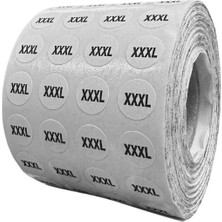 Örenler Plastik 10 Çap Beden Etiketi (5.000'LI Rulo) 3xl