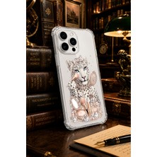 Powerfox Iphone 14 Pro Max Uyumlu Cute Süslü Kaplan Baskılı Sevimli Telefon Kılıfı MK01A