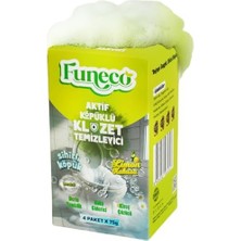 Klozet Tuvalet Wc Temizleyici, 1 Kutuda 4 Paket (300G), Aktif Köpüklü, Doğa Dostu, Limon