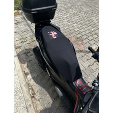 Utku Giyim Çizgi Karakterli  Scooter Motosiklet Koltuk Sele Kılıfı 50 CC-100 CC-150CC Standart Boy