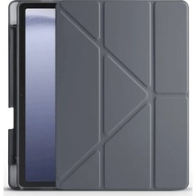 Hsc Bilişim Redmi Pad Pro 12.1 Kılıf Kalemlikli Mars Tablet Kılıfı - Koyu Gri