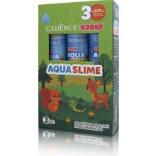 Cadence Kooky Aquaslıme Orman Hayvanları Seti 3X90ML