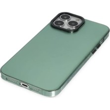 Hsc Bilişim Iphone 13 Pro Kılıf Anka Pc Sert Metal Kapak - Yeşil