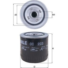 Mahle Mhl OC223 Yag Filtresi