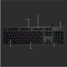 G512 Kablolu Mekanik Gaming (Oyuncu) Klavye - 920-008947