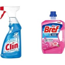 Clin Pırlanta Parlaklığı 500 ml + Bref Dixi Yabangülü Kokulu, Yabangülü Kokulu ile