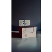 Orbak Kağıtçılık Önü Beyaz Arkası Gri Kartvizit Boş Baskısız Kalın Kart 5 x 8 cm (200 Adet) Kutulu (0,2 Kg)