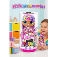 Farbu Oyuncak Fashion Doll - 28 cm Büyük Boy Aksesuarlı Sürprizli Bükülebilir Eklemli Oyuncak Moda Bebeği