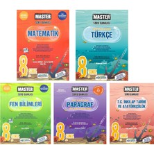 Akm Kitap Okyanus Yayınları 8. Sınıf Master Serisi Soru Bankası Seti 5 Kitap