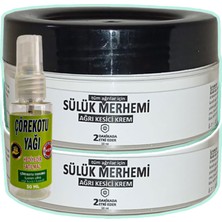 Ekobox Sülük Merhemi 2 Adet 50 ml Teskin Kremi + Çörek Otu Yağı Teskin Yağı 30 ml