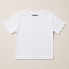Utaher Miniwear Erkek Çocuk Basic Beyaz T-Shirt