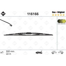 Valeo Val 116166 Silecek Süpürgesi Ön Sol