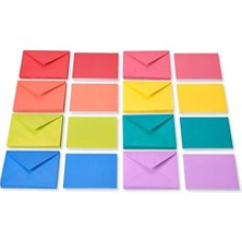 Greetings Tek Panel Zarflı Boş Kartlar, Gökkuşağı Renkleri (200 Sayım)
