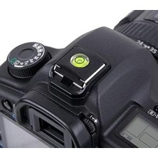 ve Slr Için Su Terazili Hot Shoe (Flaş Kızağı) Kapağı