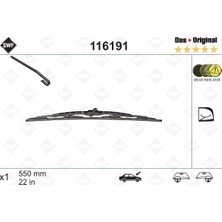 Valeo Val 116191 Silecek Süpürgesi Ön Sag