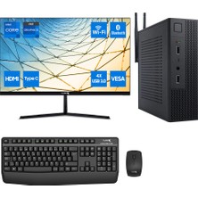 Turbox MINI-151 I5 6400 16GB Ram 512GB M2 Nvme SSD 23.8 Inç Fhd Monitör Kurumsal Ofis Mini Pc