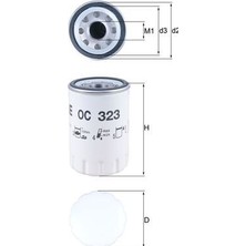 Mahle Mhl OC323 Yag Filtresi