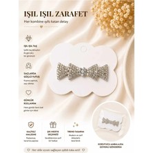 Asel Aksesuar Gümüş Renk Işıltılı Taşlı Saç Tokası Modelleri - Farklı Set Seçenekli