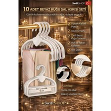 Empressco Swift Shop (10)Adet Şal Eşarp Askısı Kaliteli Kuğu Askı Beyaz Kuğu Dolap Düzenleyici --- - Fiyatı, Yorumları