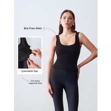 Dilvin 32807 Bra-Free Atlet-Siyah