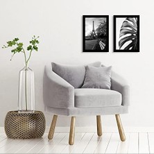 8X12 Siyah Resim Çerçevesi - Kırılmaz Camlı Kompozit Ahşap - Duvar ve Masa Üstü Için Yatay ve Dikey Biçimler (2'li Paket)