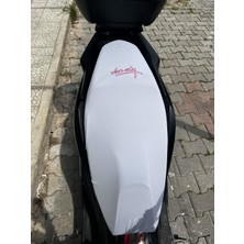 Utku Giyim Logolu   Scooter Motosiklet Koltuk Sele Kılıfı 50 CC-100 CC-150CC Standart Boy
