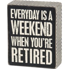 Primitives By Kathy Is Weekend Eğer Retired Box Sign