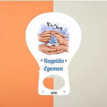 reklamalani.com 20 Adet Açacacalı Magnet Yeni Doğan, Doğum Günü, Erkek Bebek Hediyelik Magnet