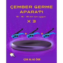 Dalpak Ambalaj 3 Adet Pet & Kompozit Lifli Çember ( Şerit ) Germe Makinası / Bağlama Aparatı ( 13 / 16 / 19 mm Uyumlu ) Aksesuar