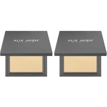 Kompakt Pudra - 12 Saate Kadar Kalıcılık - -Nötr Cilt Alt Tonu - Compact Powder 05 Bisque (2 Paketi)