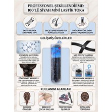 Asel Aksesuar 100'LÜ Kutu Set Ekstra Esnek Kopmaz Mini Perma Lastik Saç Tokası - 2 Farklı Seçenek