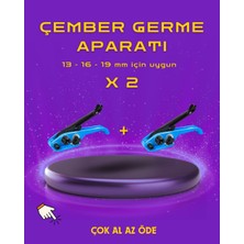 Dalpak Ambalaj 2 Adet Pet & Kompozit Lifli Çember ( Şerit ) Germe Makinası / Bağlama Aparatı ( 13 / 16 / 19 mm Uyumlu ) Aksesuar