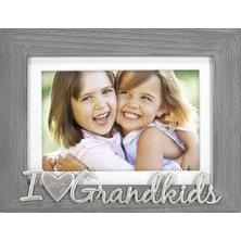 My Grandkids Mat Resim Çerçevesi, 21,5 cm (G) x 16,5 cm (Y) x 1,90 cm (D), Gri