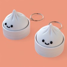 Mays 3D Studio 3D Baskı Clickerlı Buhar Mantısı Stres Oyuncağı Kawaii Masaüstü Figür