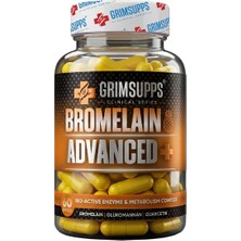 Grimlabs Grımsupps Bromelian Advanced+ Zinc + Koenzim Q10 60 Capsules