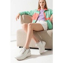 Doçka Kadın Dolgu Topuk Fermuralı Mevsimlik Spor Ayakkabı SS26Y/S62159