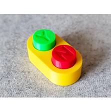 Mays 3D Studio 3D Baskı Clickerlı Xo Strateji Oyuncağı Tic Tac Toe Stres Oyuncağı