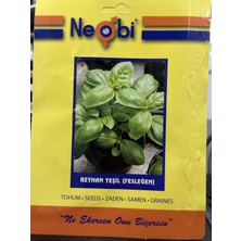 Neobi Reyhan Yeşil Tohumu(Fesleğen) – 1 gr | Yoğun Aromalı ve Güçlü Kokulu Reyhan Tohumu