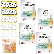 3D Yayınları Ayt Mat-Fizik-Kimya-Biyo Branş Denemes Dörtlü Sayısal Set Fiş Tutucu Hediyeli