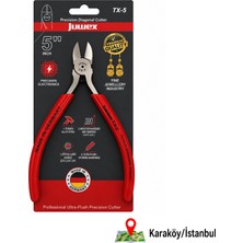 Juwex Tx-5 Ultra Düz Kesim Elektronikçi Yan Keski Kuyumcu Keski 125MM