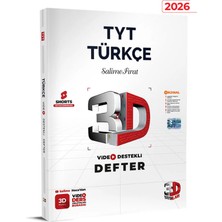 3D Yayınları Tyt Türkçe Video Destekli Defter Vdd