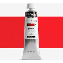 Schmincke : Primacryl Akrilik Boya : 150 ml : Pyrrole Red