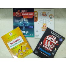Muba Yayınları MB 8.sınıf Matematik 12 Li Hedef Deneme+Nartest Matematik 10 Sarmal  8 Genel Deneme+ Nartest+ Isem Türkçe Denemeleri
