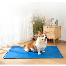 Munico 2 Adet 50X90 Evcil Hayvan Soğutma Pedi, Kendi Kendine Soğuyan Köpek Yatağı Matı, Yaz Sıcağı Için