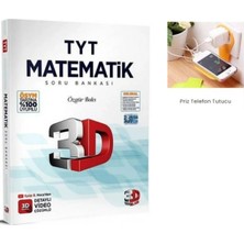 3D Yayınları Tyt Matematik Soru Bankası 2025 Basım Priz Tutucu Hediye 360SYF.