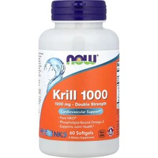 Now Foods Krill Oil Omegas & Fish Oils Epa Dha 1000 1,000 Mg 60 Softgels