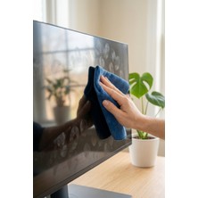 Vivenda Premium Mikrofiber Hassas Yüzey Temizleme Bezi 35X35 cm Tv, Bilgisayar ve Gözlük Ekran Bezi