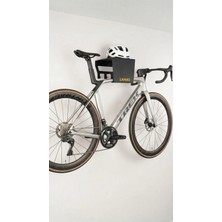 Lamas LAMA SPOR Bike Station Basic | Dekoratif Metal Duvar Tipi Siyah Bisiklet Askı Standı ve Aksesuar Düzenleyici