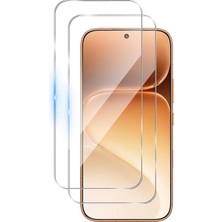 M.TK Moveteck Honor 600 Pro Uyumlu Ekran Koruyucu Kırılmaz Cam 9h Temperli Ekran Camı Şeffaf Passifik
